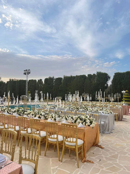 Colorful Sequin Tables Wedding