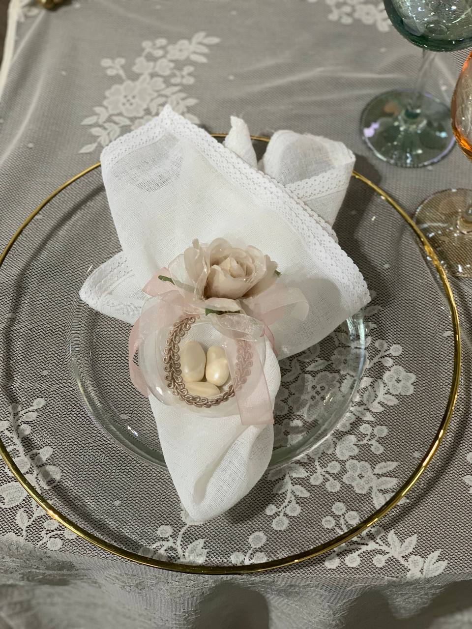 Italian Linen - Lace Frame