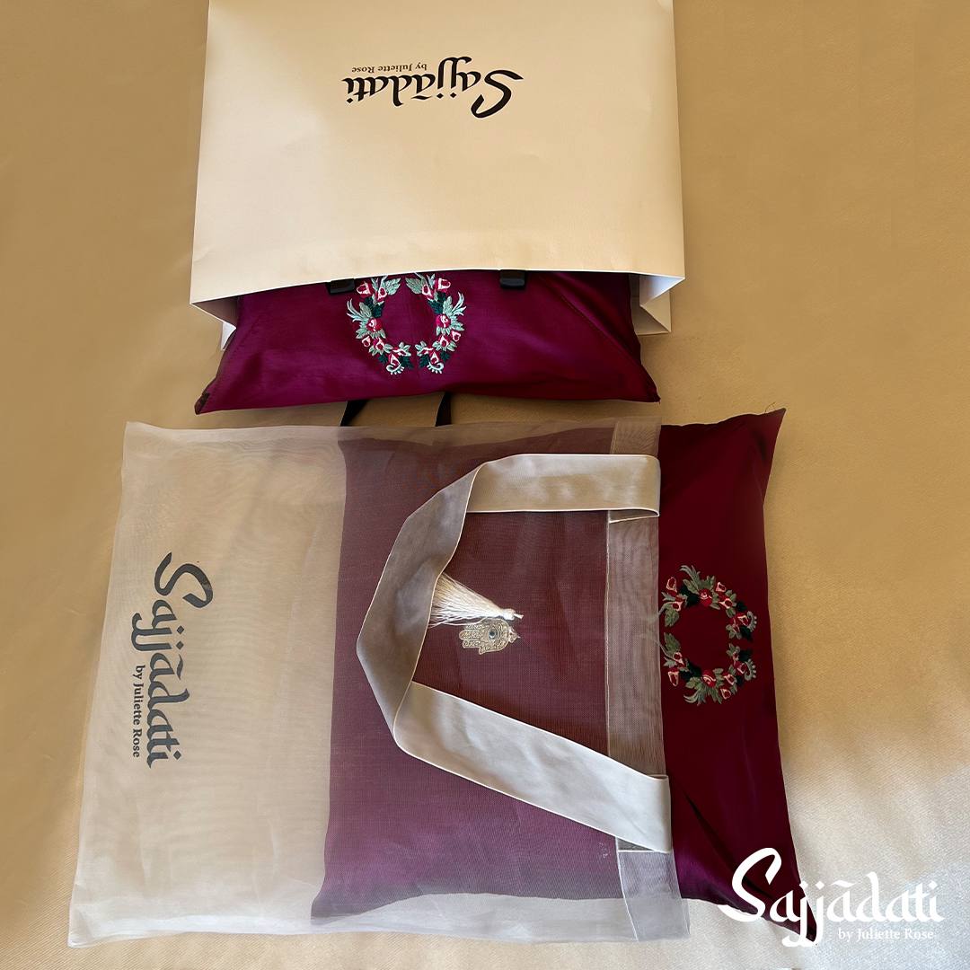 Fuchsia Prayer Mat Set