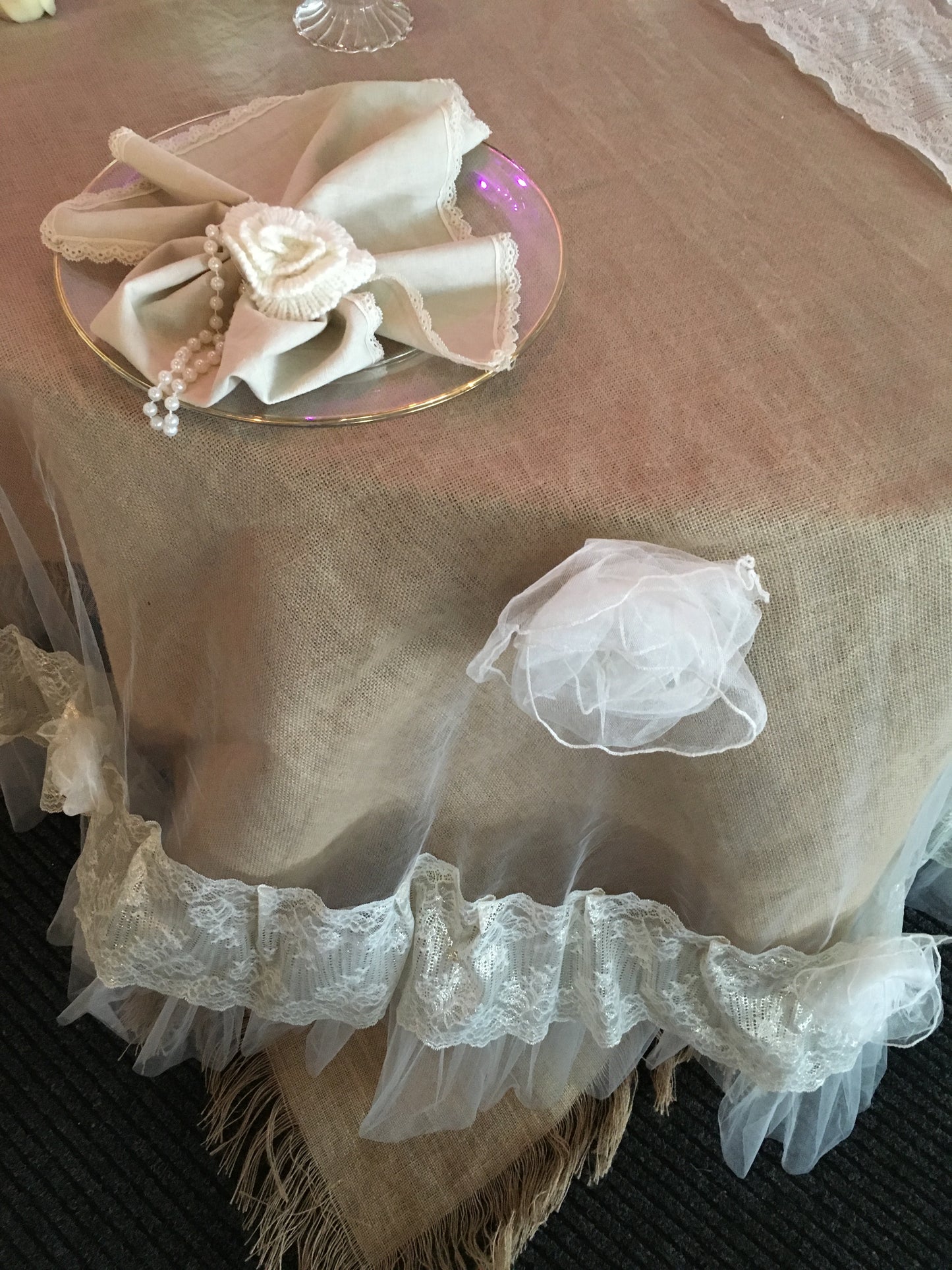 Vintage Tulle Cover