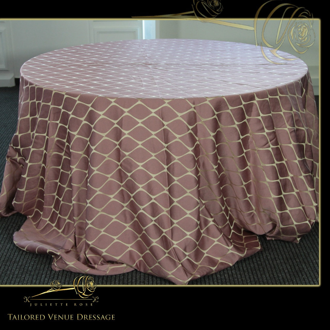 Purple Theme Table Covers