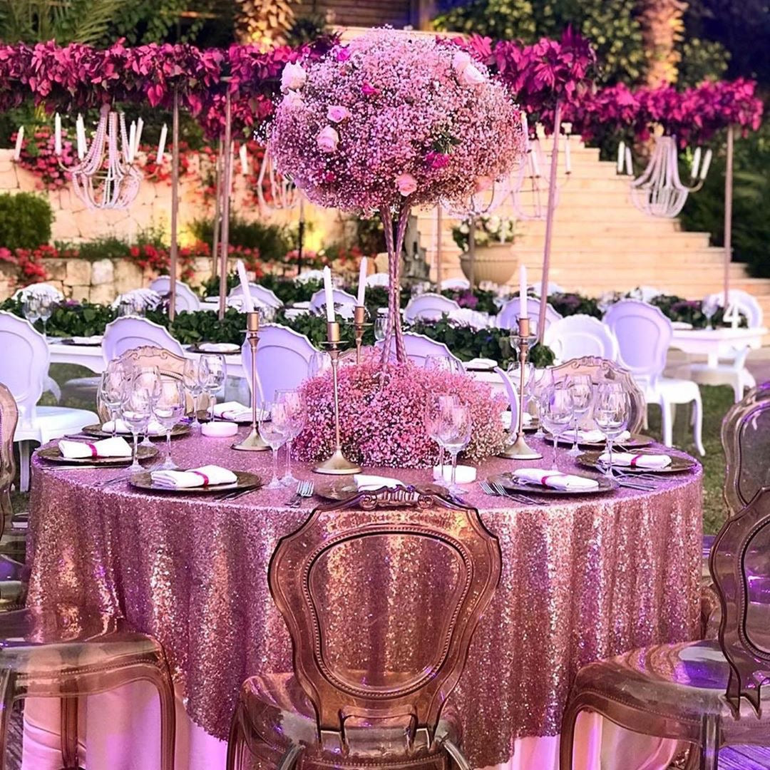 Sequin Table Covers with Runners